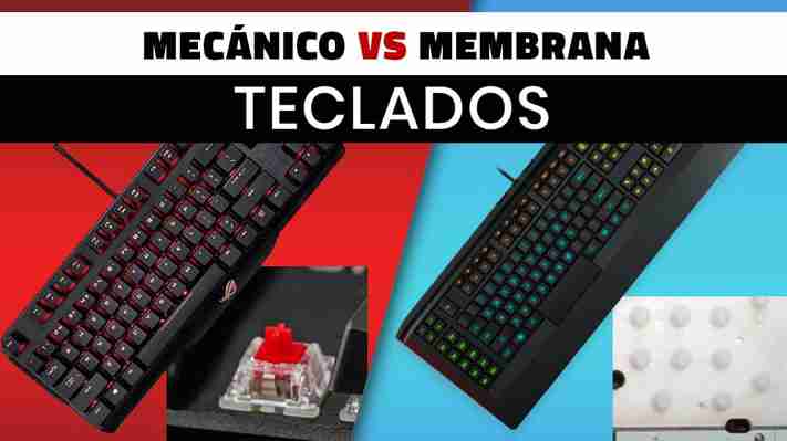 ¿Es mejor un teclado mecánico o un teclado de membrana?